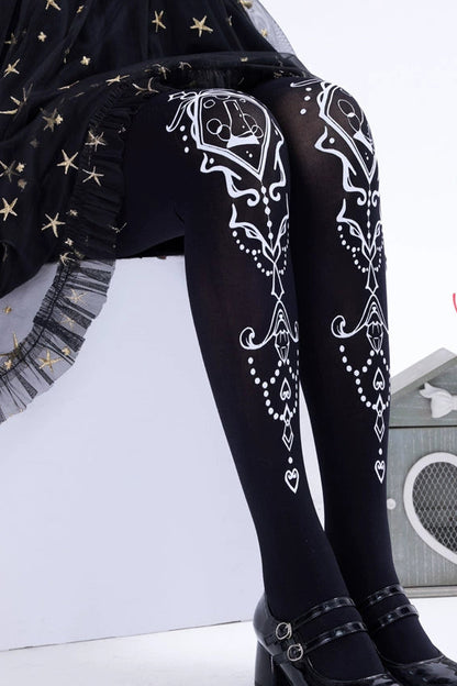 ゴシックベルベットロリータストッキング