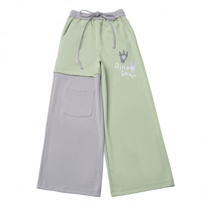 フォレストティーカジュアルフードスウェットス+スウェット+アシメパンツ+カジュアルパンツ