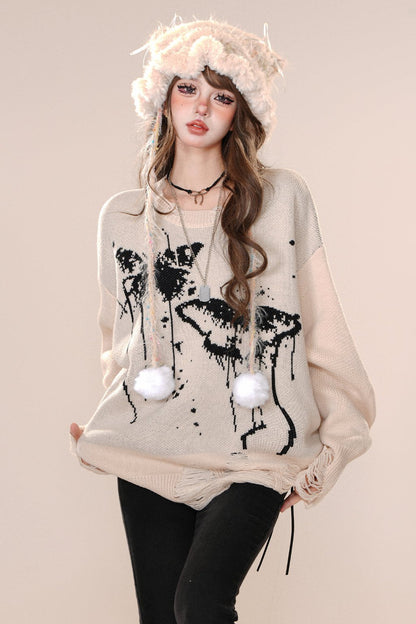 Loos butterfly bracker sweatter