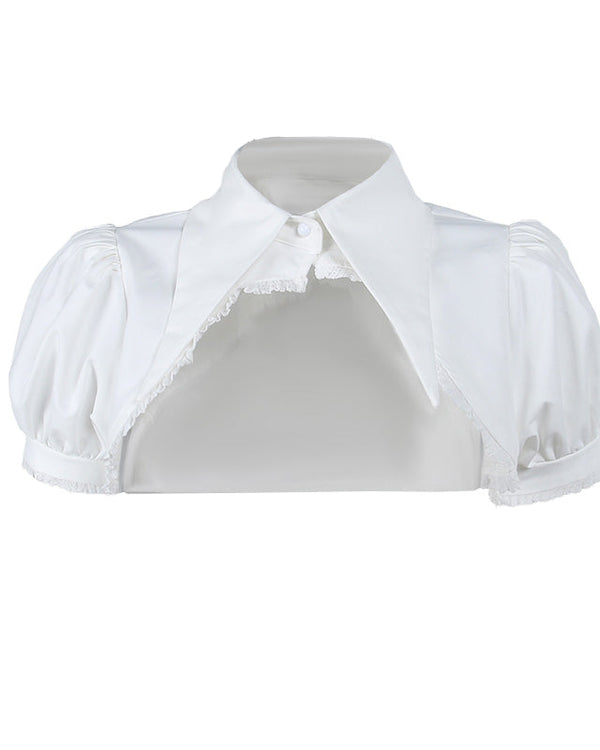 Gothic ba cami sole dress + puff sleeve top