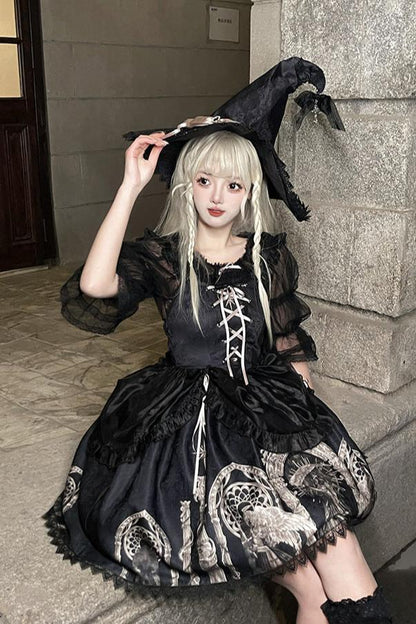 Eternal Night Dark Ballet Tile Gothic Bischedres Suit