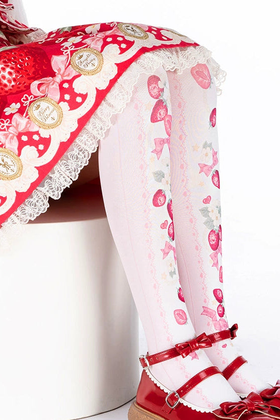 ストロベリーロリータタイツ