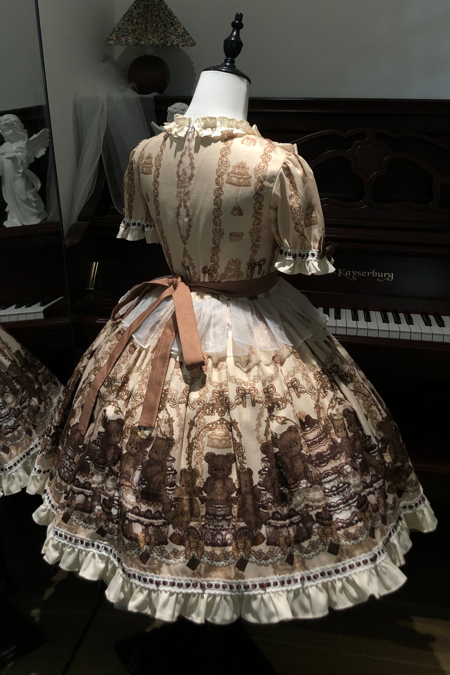 アンティークドールフリルロリータドレス