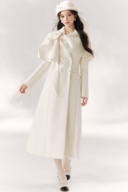 Pure Moon Light Dress Coat