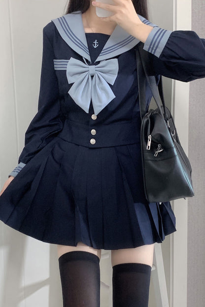 JKシリーズセーラー服+プリーツスカート