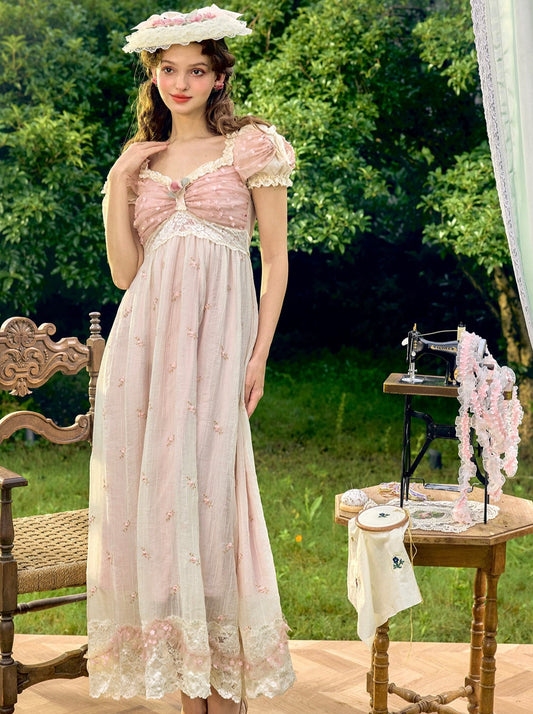 Princess Flower Long Dress
