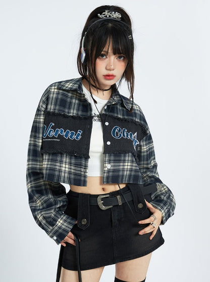 American Logo Check Shirt