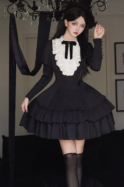 [Reservations] Gothic Doll Ruffle Lolita Little Dress