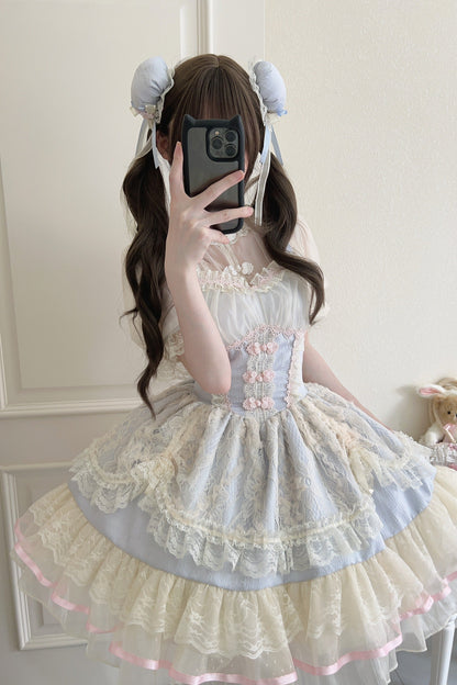 Sweet Ballet Style Lolita Suspender JSK Dress