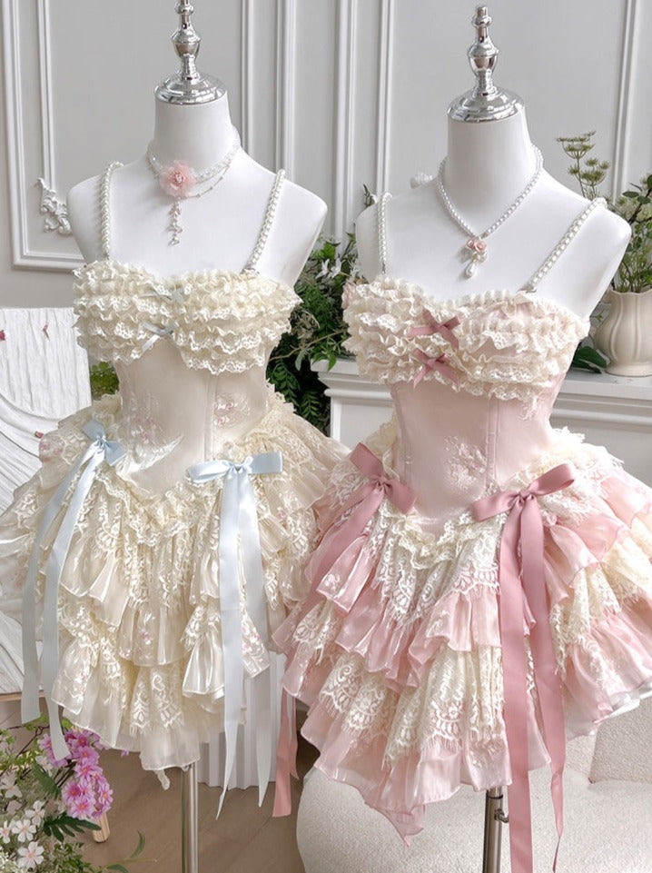 Pure Dzire Fairy Style Lace Romantic Lolita Dress