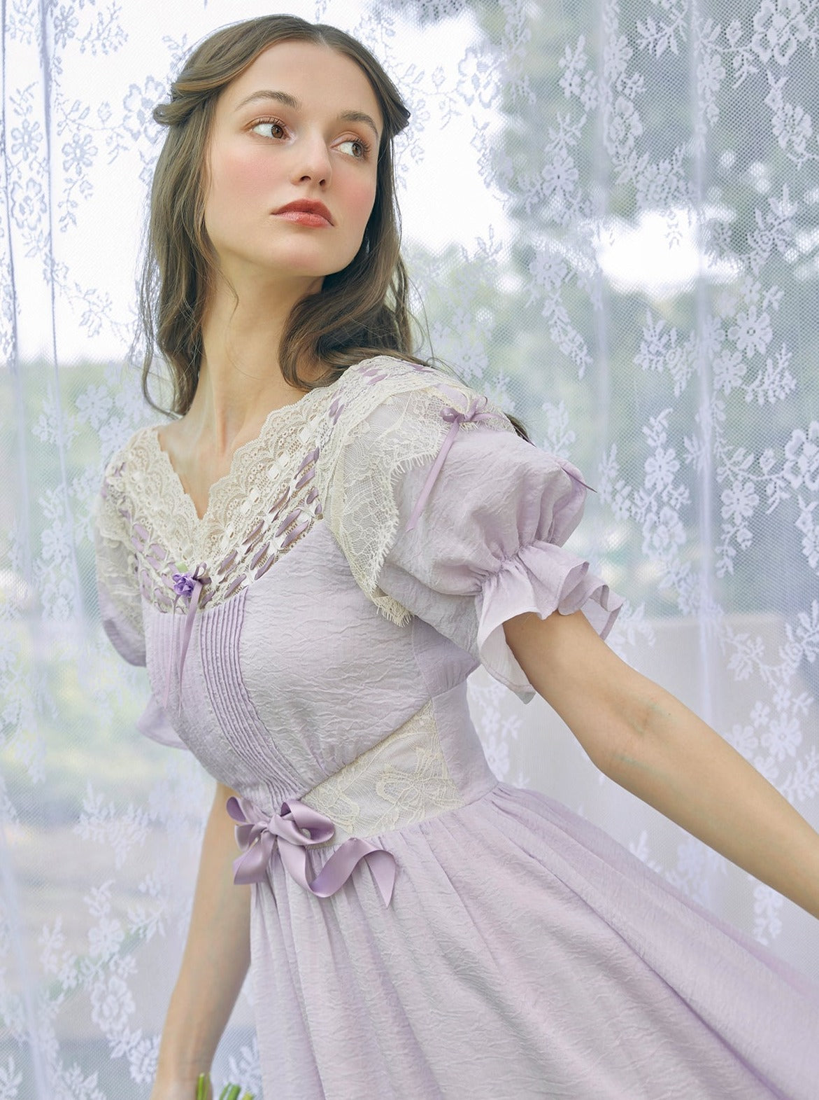 Purple Frill Princess Dress