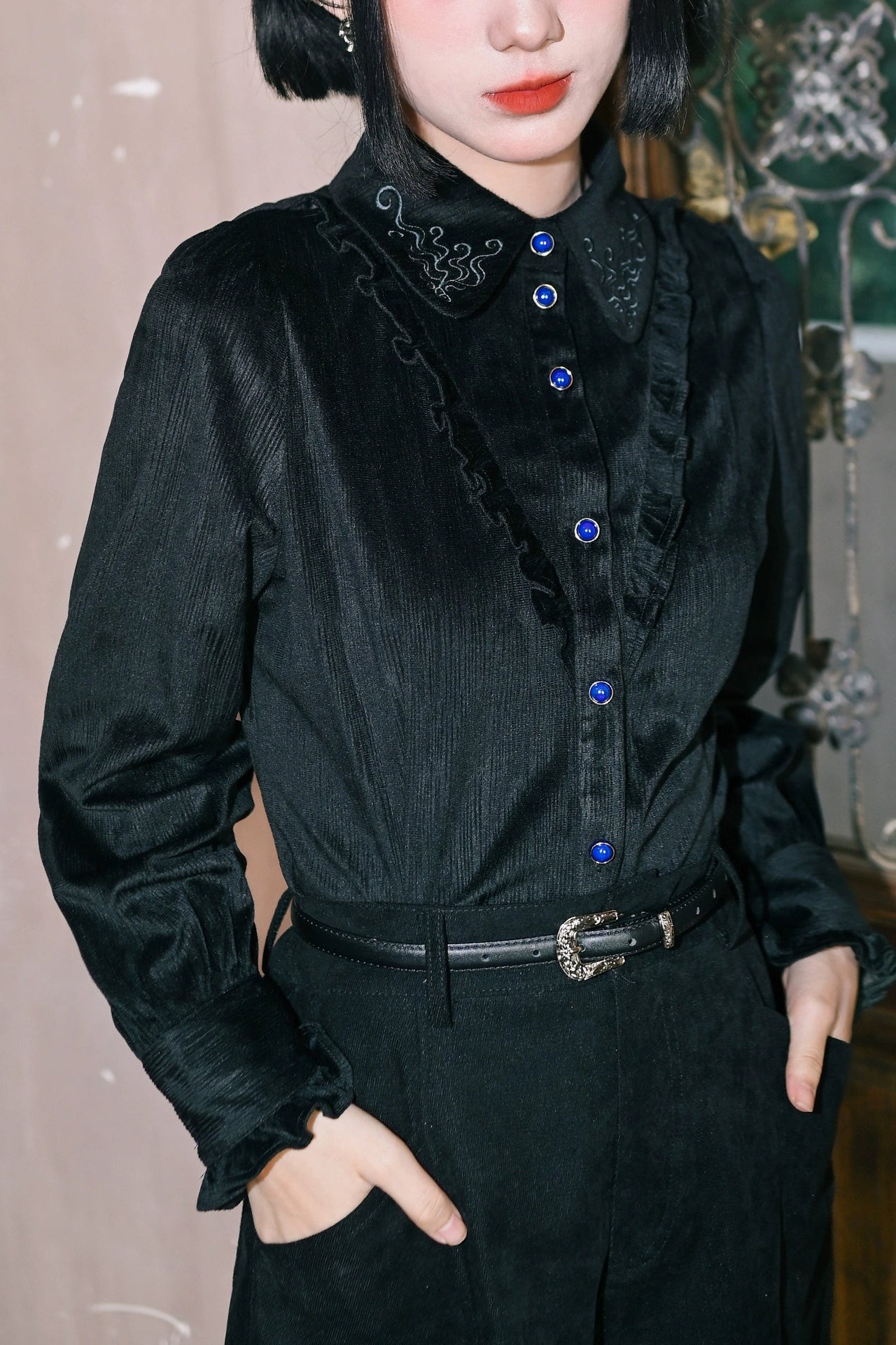 フローティングフィンドリームブラウス