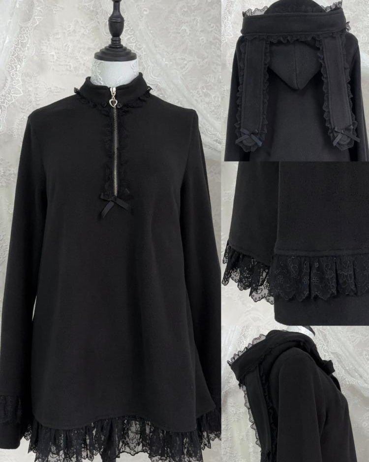 フレアレーストップス+うさ耳ハット