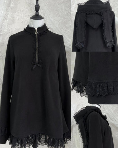 フレアレーストップス+うさ耳ハット