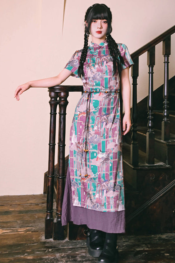 Phantom China Fishtail China Dress