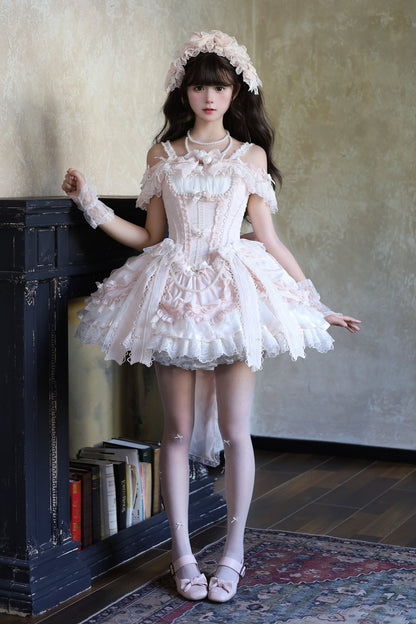 [Order Deadline: October 3] Pearl Rose Ballet Style Pure Elegant Dress