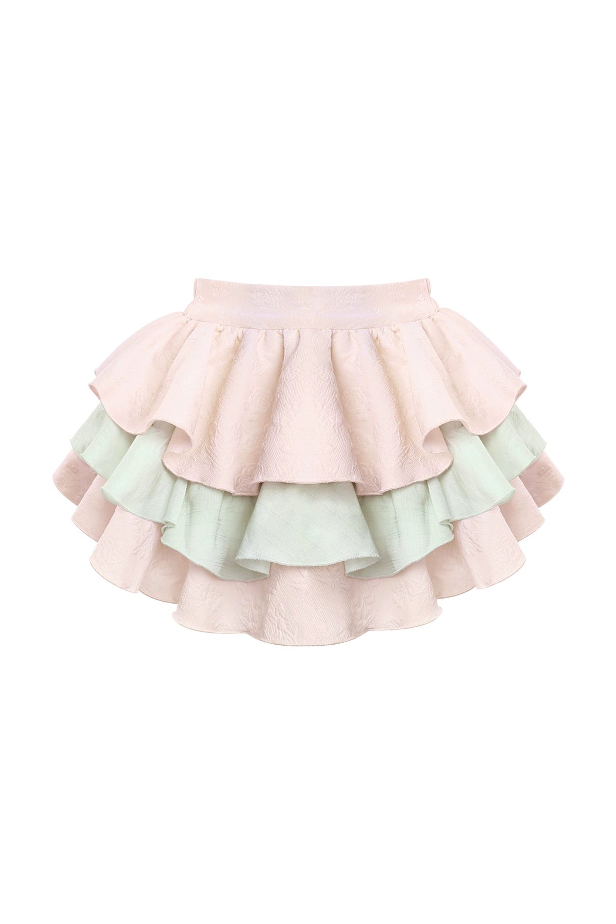 和デザイントップス+ケーキスカート+リボンベルト