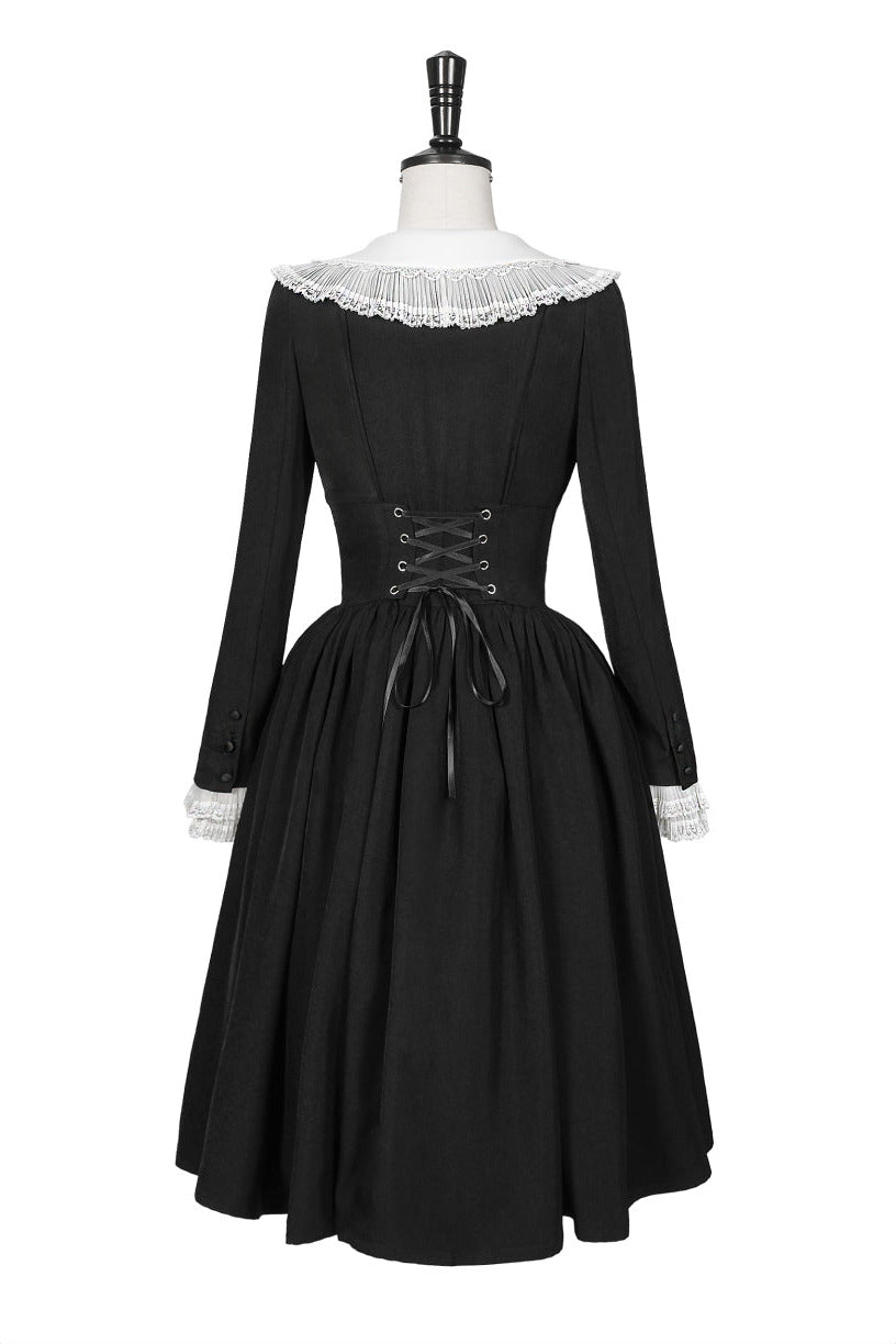 Elizabeth Dark Gothic Lace Romantic Dress Belchic Elizabeth Dark Gothic Lace Romantic Dress Belchic