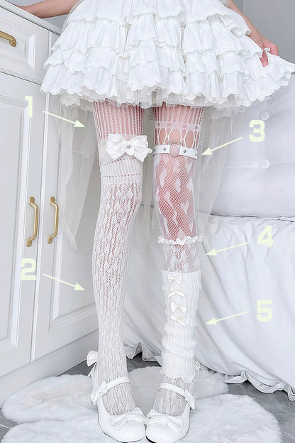 Tiramisu Layer Stockings + Lace + Socks + Leg Warmers + Leg Ring