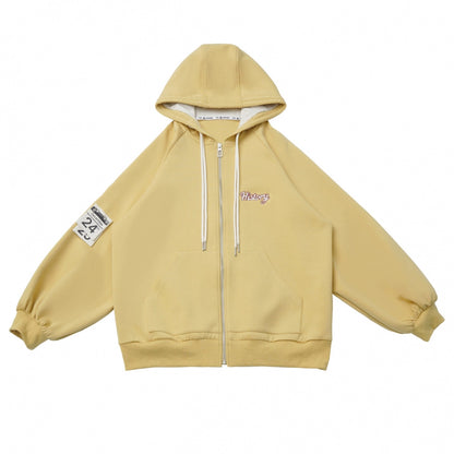 クリーミージャケット+Tシャツ+フードスウェット+スウェットパンツ