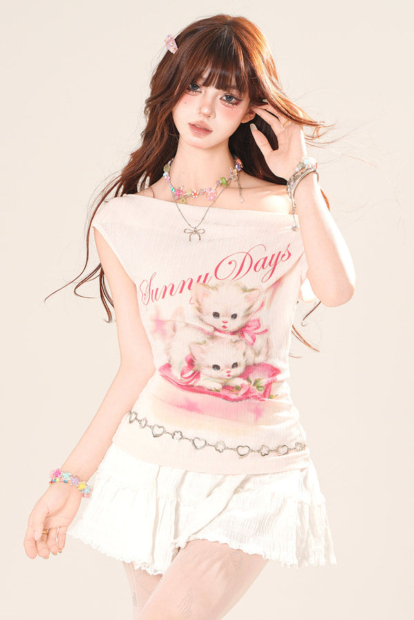 Strapless Sweet Girly Top
