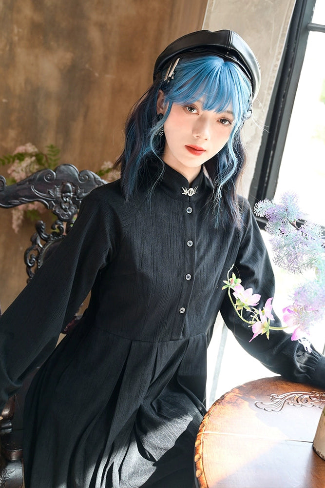 China shirt long dress