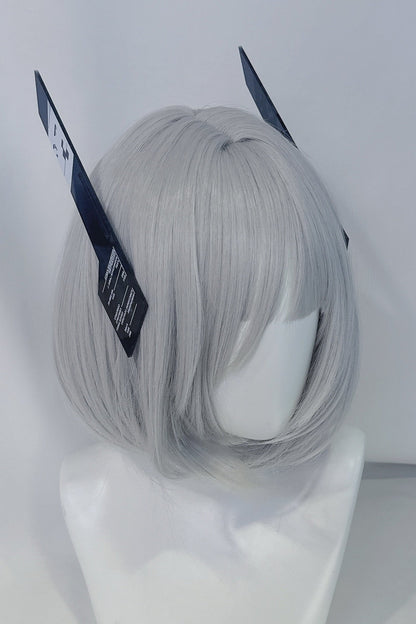 Große Haarspangen im mechanischen Digital-Glitch-Stil