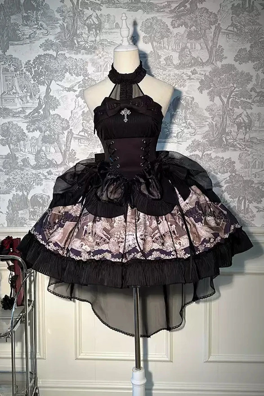 [Reservation deadline on October 13] Mystery Gothic Style Big Ribbon Hol Tadress