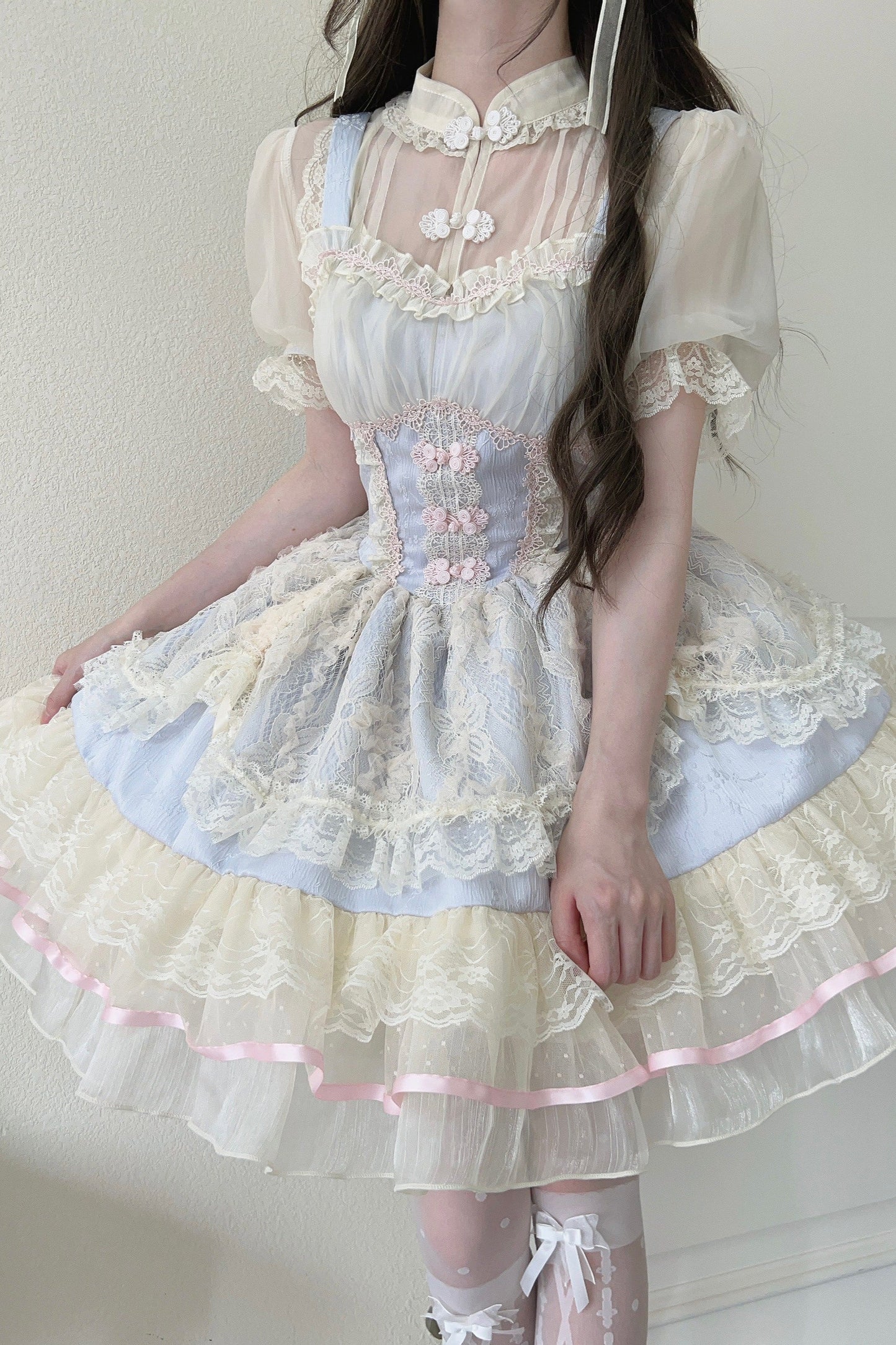 Sweet Ballet Style Lolita Suspender JSK Dress