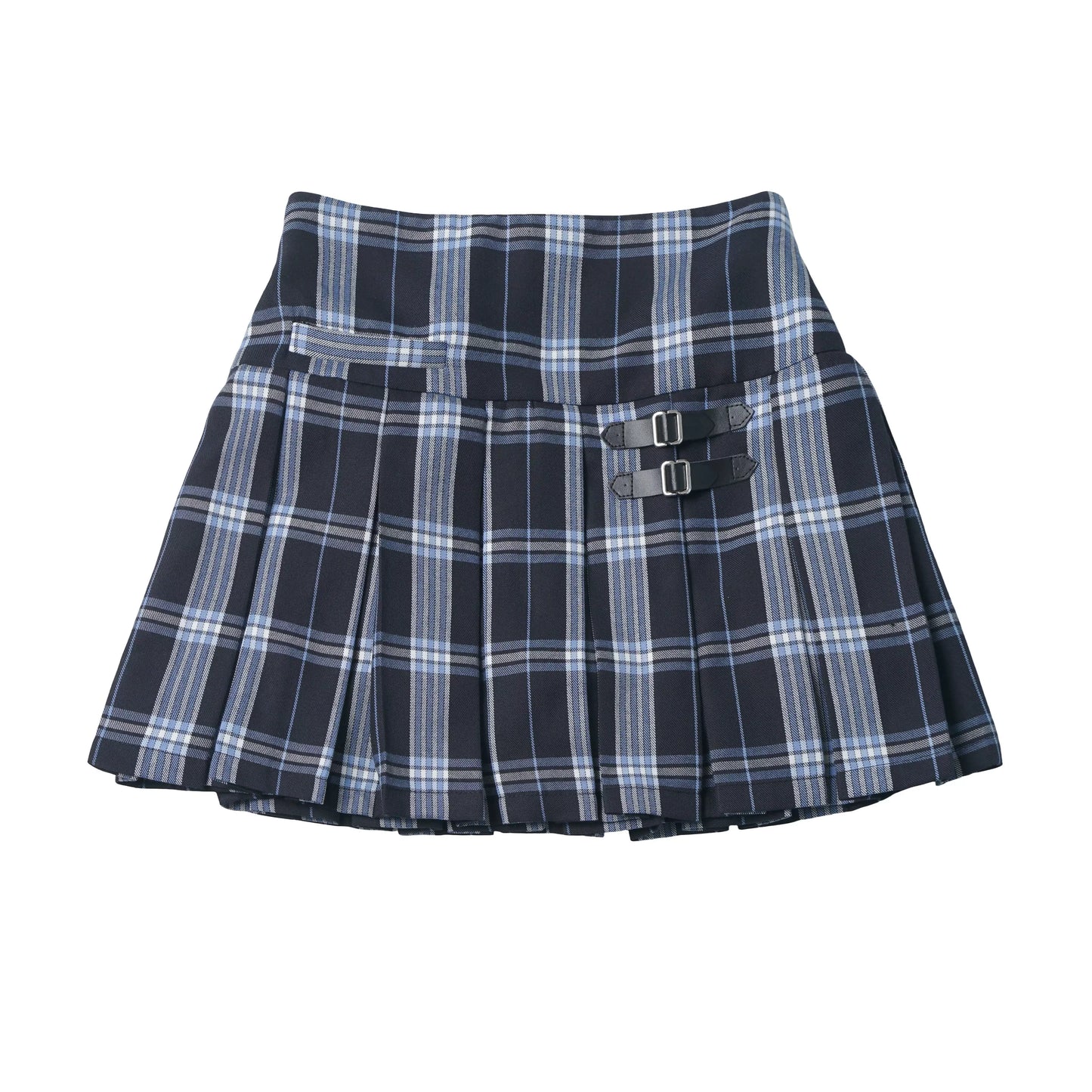 Asymmetrical School Uniform Set with Tie