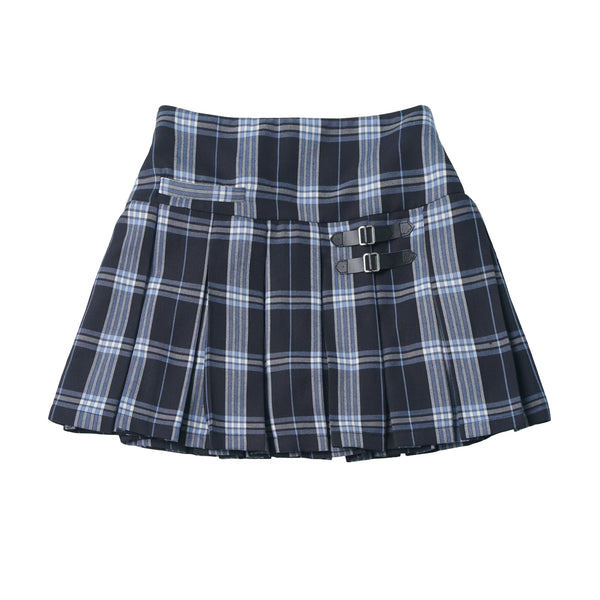 Asymmetrical School Uniform Set with Tie