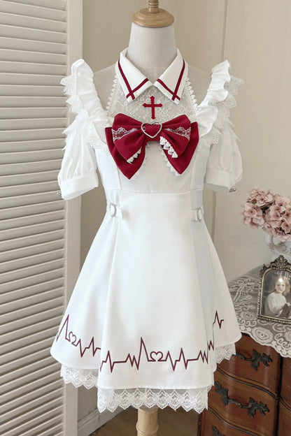 ハートビートスナイパーオフショルダードレス