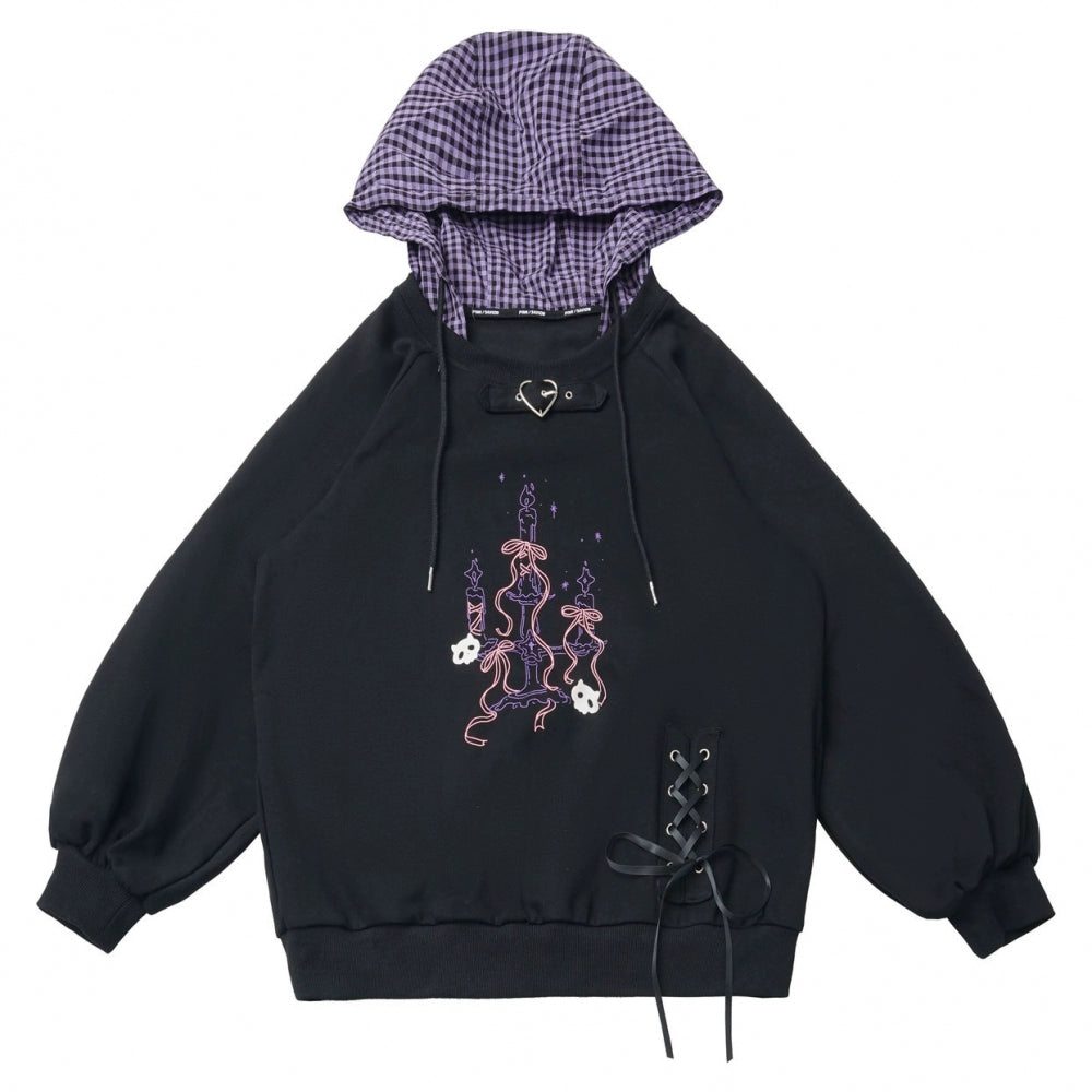 Academy Purple Hooded Sweatshirt + Top + Skirt + Pants + Leg Covers