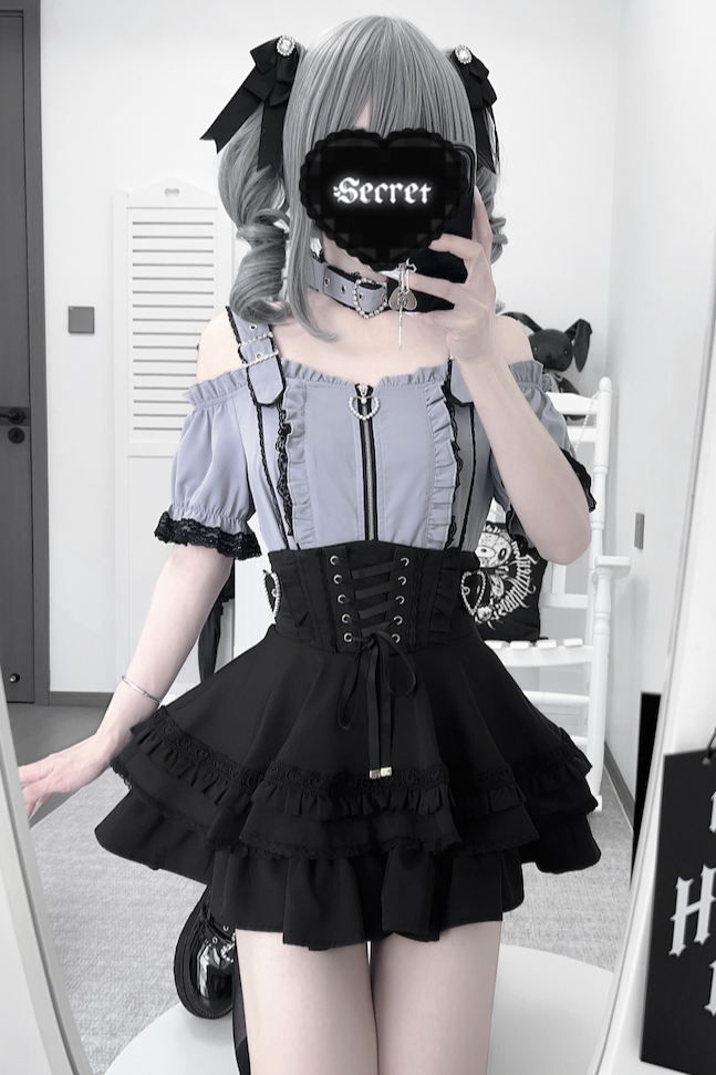 Subculture Heartbeat Top + Flared Skirt