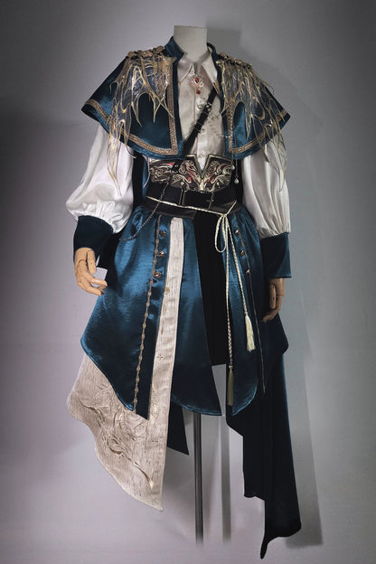 【予約商品】ダークファンタジーエンブロイダリーケープ＋シャツ＋コルセットトレーン＋パンツ/スカートコンプリートセット＋フルセット