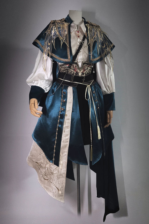 【予約商品】ダークファンタジーエンブロイダリーケープ＋シャツ＋コルセットトレーン＋パンツ/スカートコンプリートセット＋フルセット