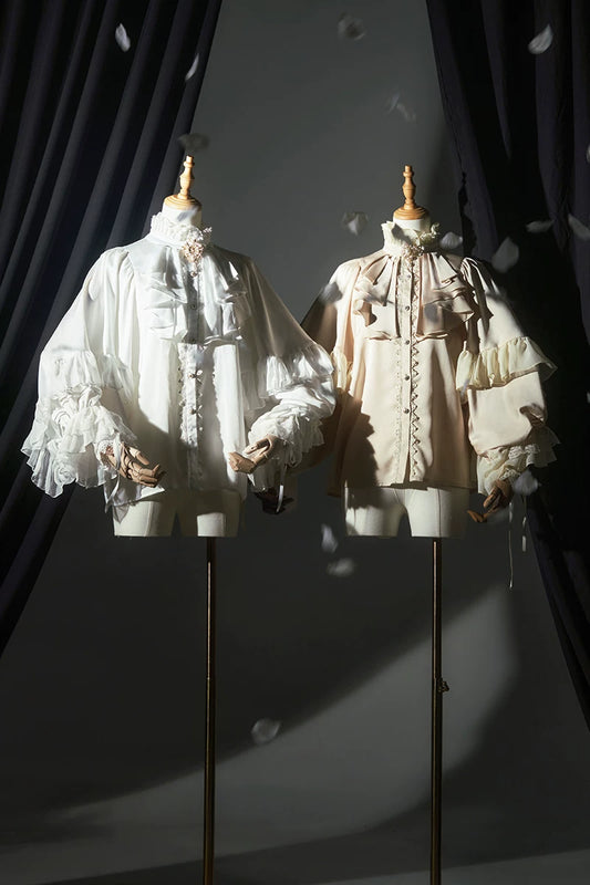 ムーンナイトバットウィングブラウス+ブローチ