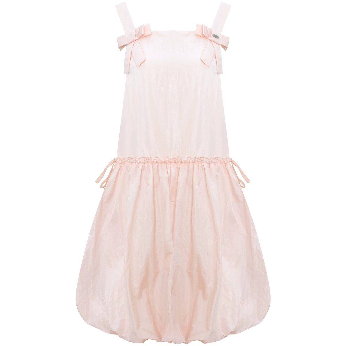 Ribbon Sweet Balloon Camisole Dress