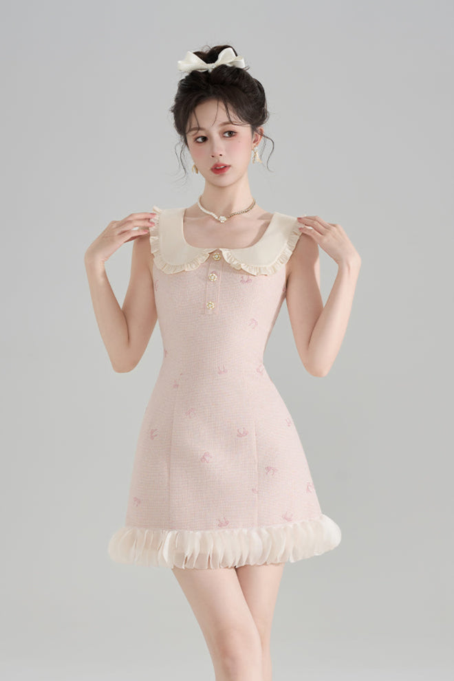 Sweet Doll Collar Sleeveless Dress