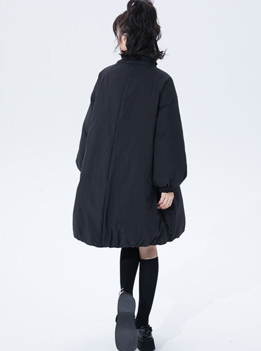 Medium Snow Black Down Coat