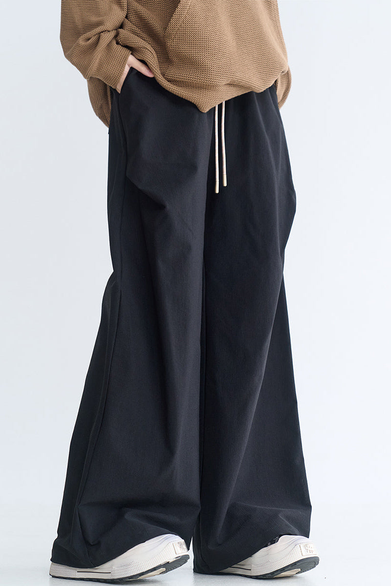 Minimalist Wide Leg Casual Pants