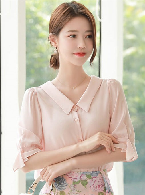 シフォンスイートブラウス