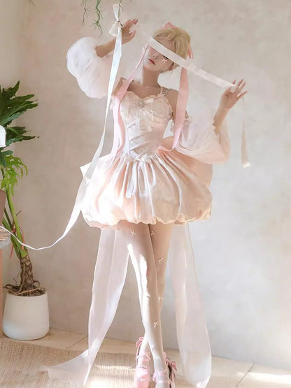 ピンキースイートプリンセスロリータドレス