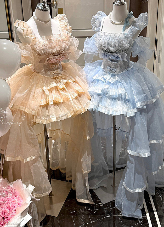 シンデレラブループリンセスロリータドレス