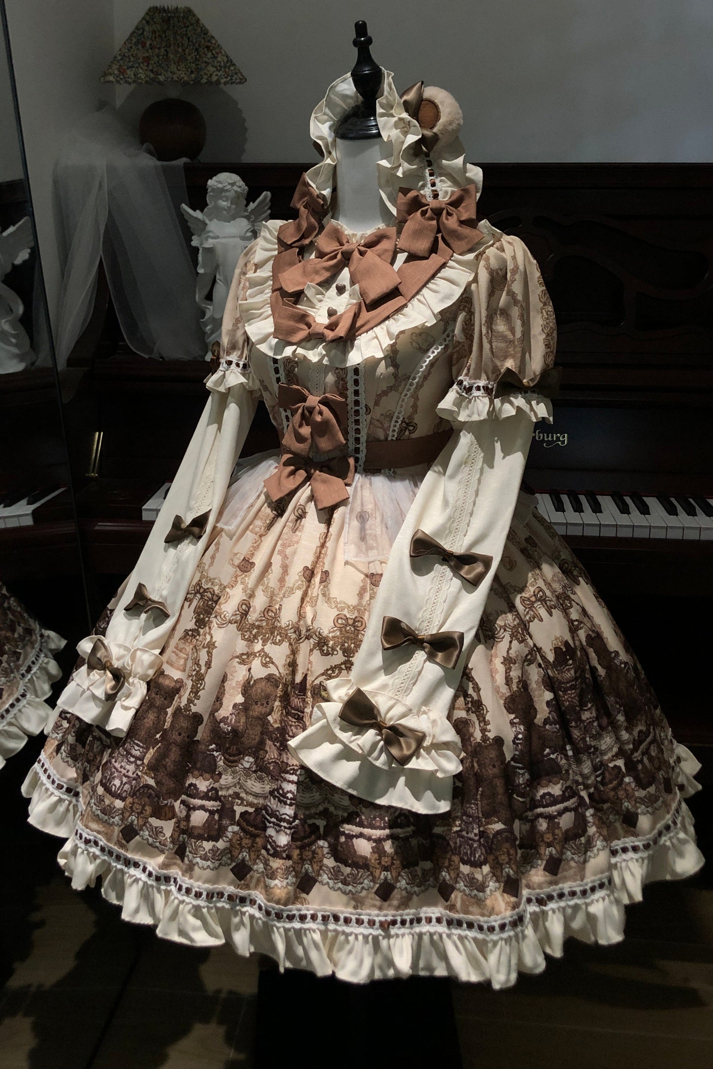 アンティークドールフリルロリータドレス