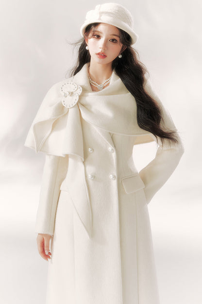 Pure Moon Light Dress Coat