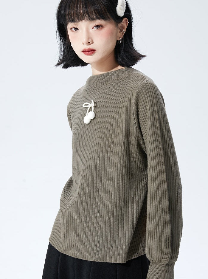 Sweet Ribbon Knit Sweater