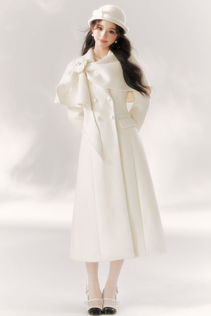 Pure Moon Light Dress Coat