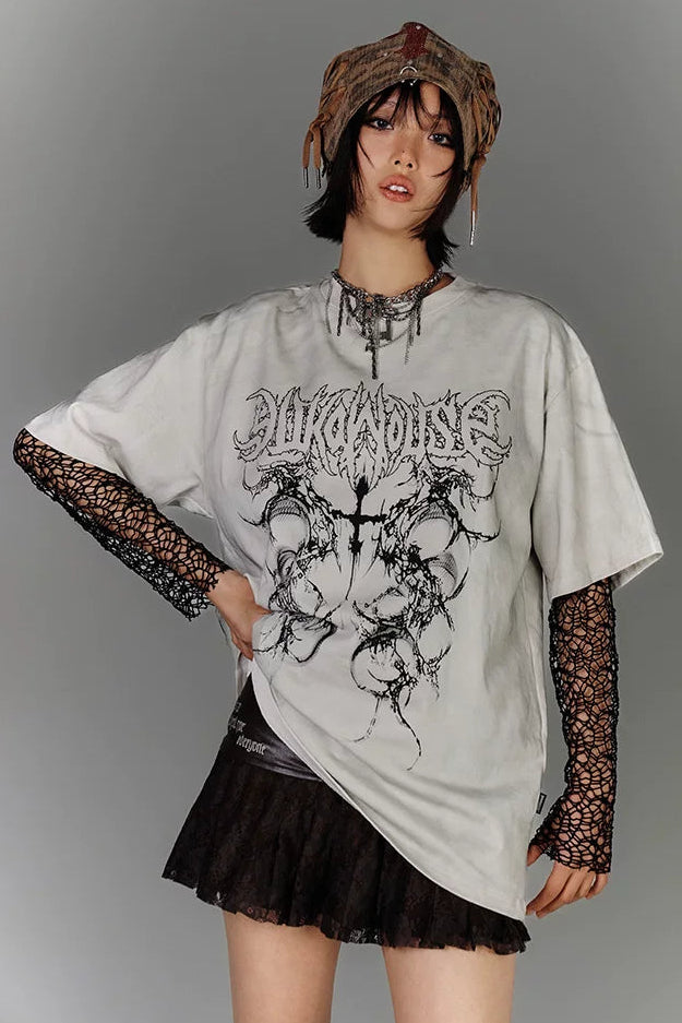 ヴィンテージウォッシュダークデザイアトップス