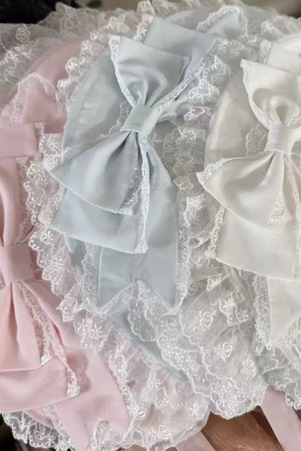 スウィートハートフリルリボンロリータドレス+BNT+ネックレス+姫袖